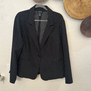 Soho Apparel Polka Dot Blazer size 3X